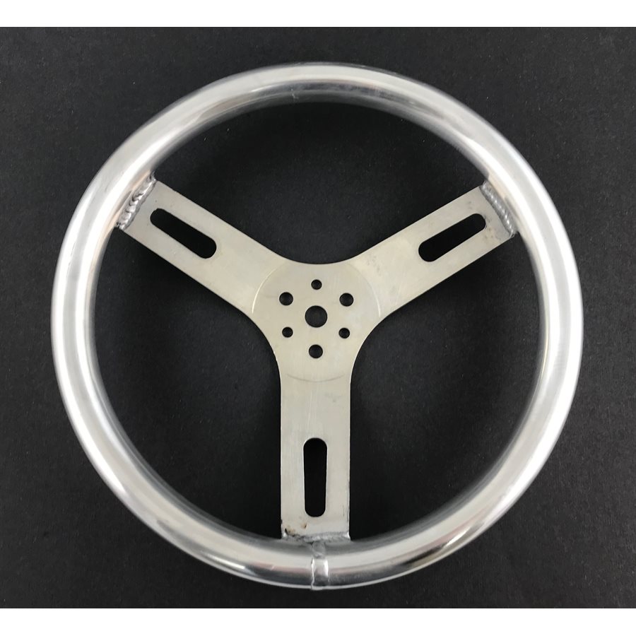 Steering Wheel 14 Aluminum Plain